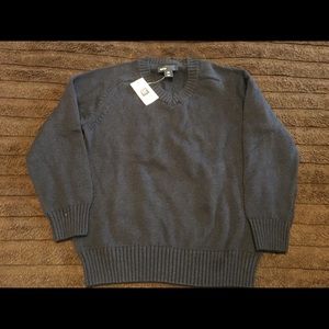 Boys Baby Blue Vneck Sweater